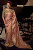 Marvelous Mauve Zari Weaving Silk Wedding Wear Saree With Blouse