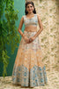 Dear Multi-Color Digital Printed Art Silk Function Wear Lehenga Choli