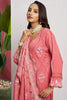 Glamorous Peach Embroidered Organza Festival Wear Pant Suit