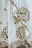 Wonderful Off-White Sequins Chinon Festival Wear Anarkali Suit