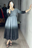 Marvelous Grey Chikankari Cotton Casual Wear Dress