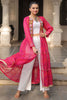 Excellent Pink Gamthi Work Georgette Navratri Wear Shrug