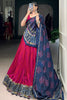 Outstanding Rani Pink Badhani Printed Silk Festival Wear Lehenga Choli