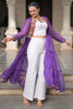 Outstanding Purple Bandhani Printed Georgette Festival Wear Shrug