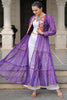 Outstanding Purple Bandhani Printed Georgette Festival Wear Shrug
