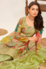 Lovable Pista Green Embroidered Chinon Event Wear Palazzo Suit