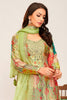 Lovable Pista Green Embroidered Chinon Event Wear Palazzo Suit