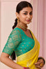 Delightful Yellow Zari Weaving Silk Haldi Wear Saree With Blouse