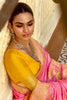 Ravishing Pink Zari Weaving Silk Function Wear Saree With Blouse