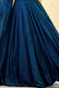 Stunning Teal Blue Thread Embroidered Wedding Lehenga Choli