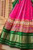 Pink Digital Printed Gaji Silk Lehenga Choli With Dupatta