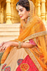 Multicolor Printed Silk Indian Traditional Wear Lehenga With Choli
