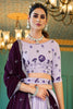 Lilac Purple Sequins Embroidered Georgette Lehenga Choli