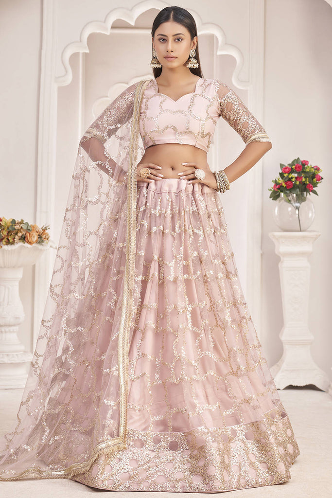 Alizeh Designer Fancy Wedding Wear Lehenga Choli In Net Fabric 2.5 Mtr at  Rs 5925 in Surat