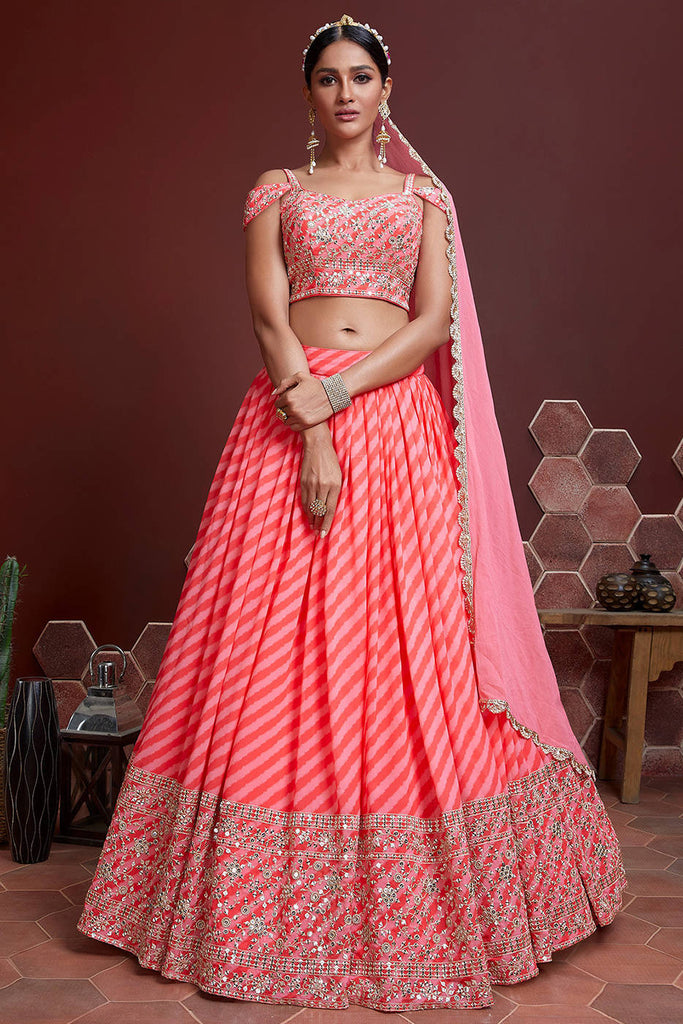Vibrant Red Tasseled Bridal Silk Lehenga Set With Net Dupatta - Nitika  Gujral- Fabilicious Fashion