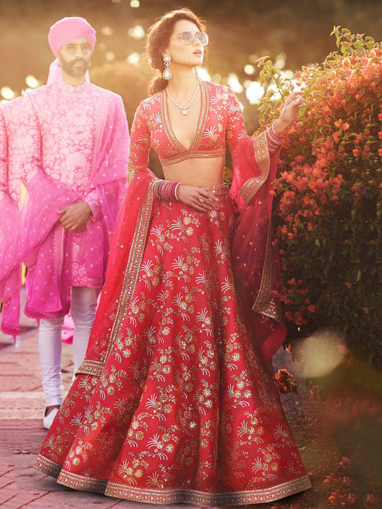 Multi Traditional Lehenga Choli for Women Party Wear Bollywood Lengha Wedding  Wear Embroidered Custom Stitched Lehenga With Dupatta - Etsy