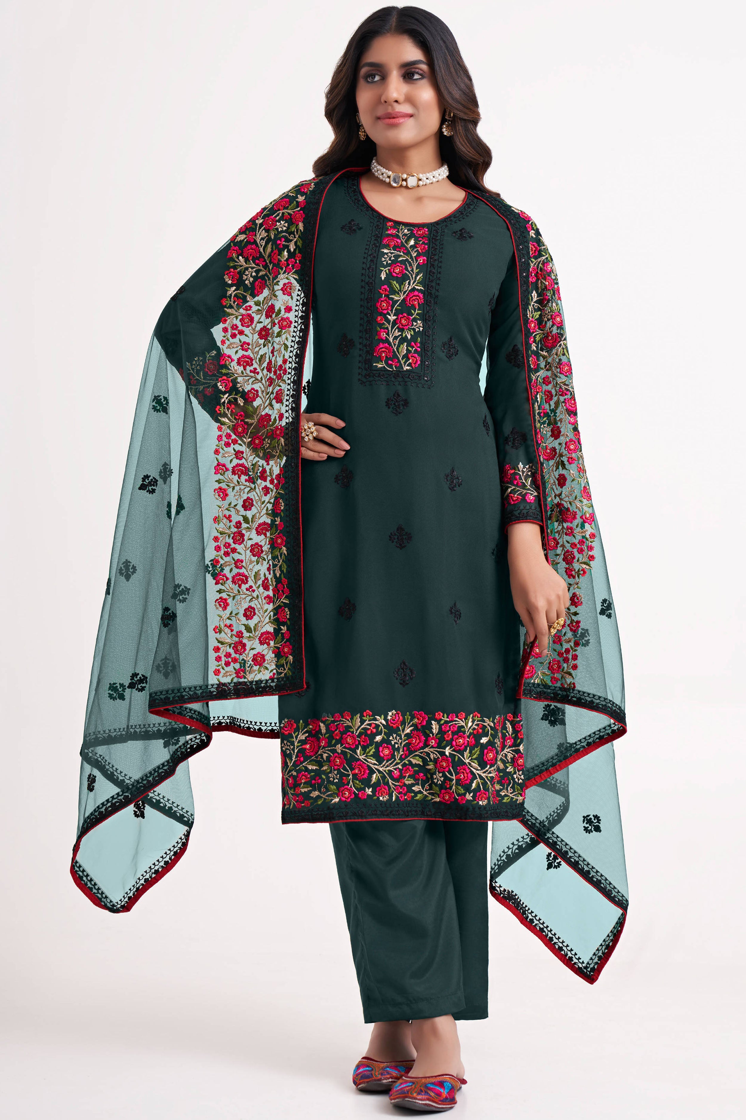Hand Painted Suit Material at Rs 3000 | Sector 20 | ID: 14373215230